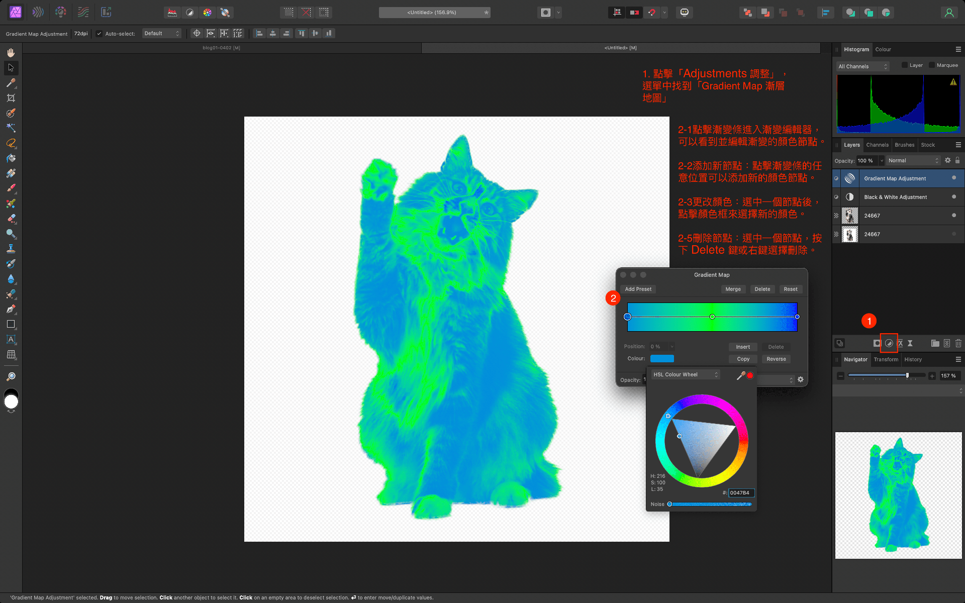 Gradient-map