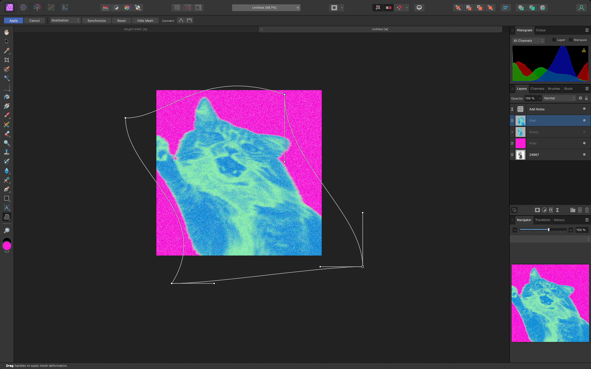 Free-form-deformation